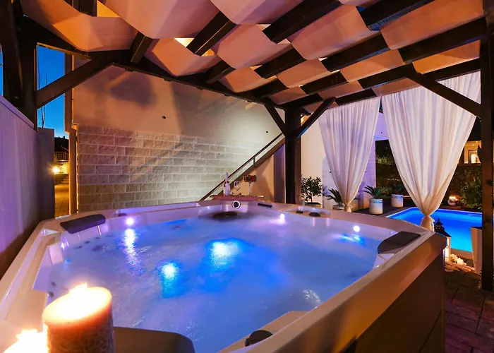 בית נופש My Dalmatia - Sea View Bella With Private Heated Pool And Jacuzzi *